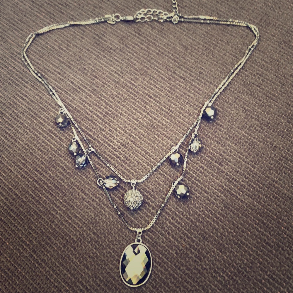 Necklace double chain necklace